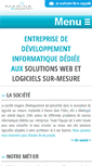 Mobile Screenshot of imagine-developpement.net